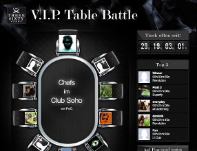Tablebattle – V.I.P. Tisch